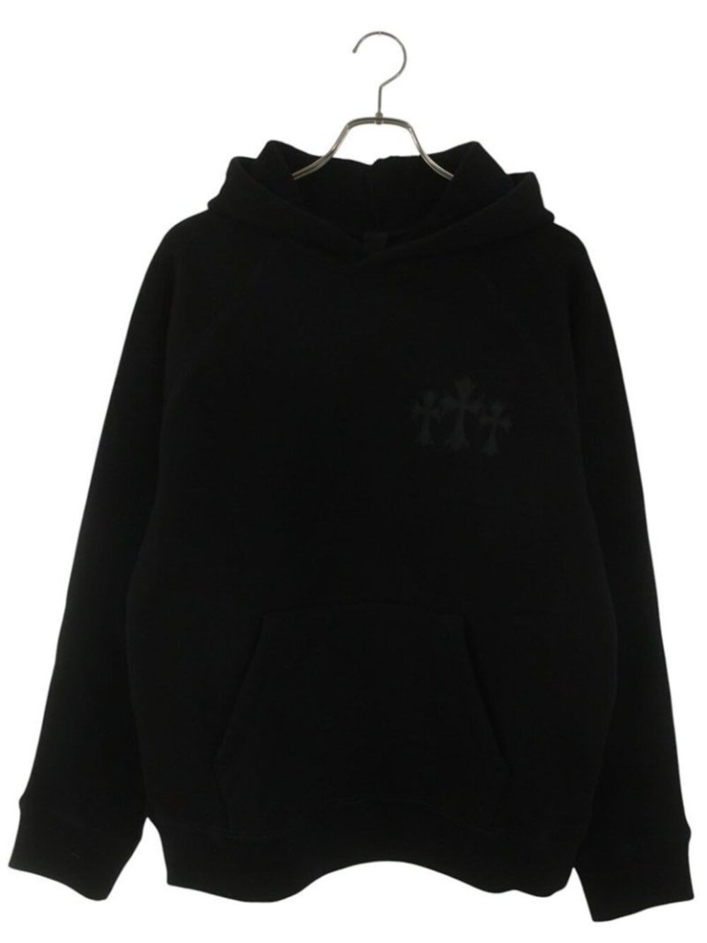 Chrome Hearts Hoodie Back CH Logo Cross Embroidery Pullover